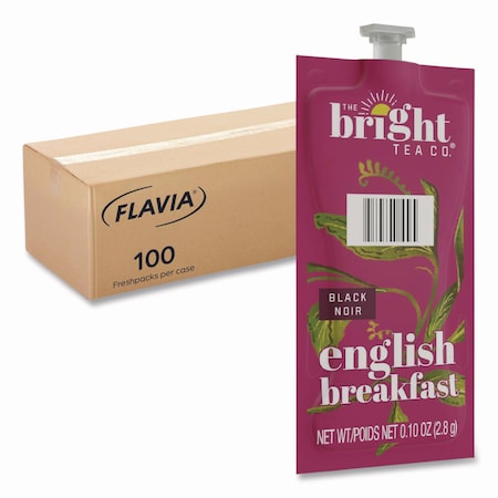Flavia Tea Flavia Pouches, English Breakfast, Pouch, Caffeinated, 0.1 oz, 100 PK 48027